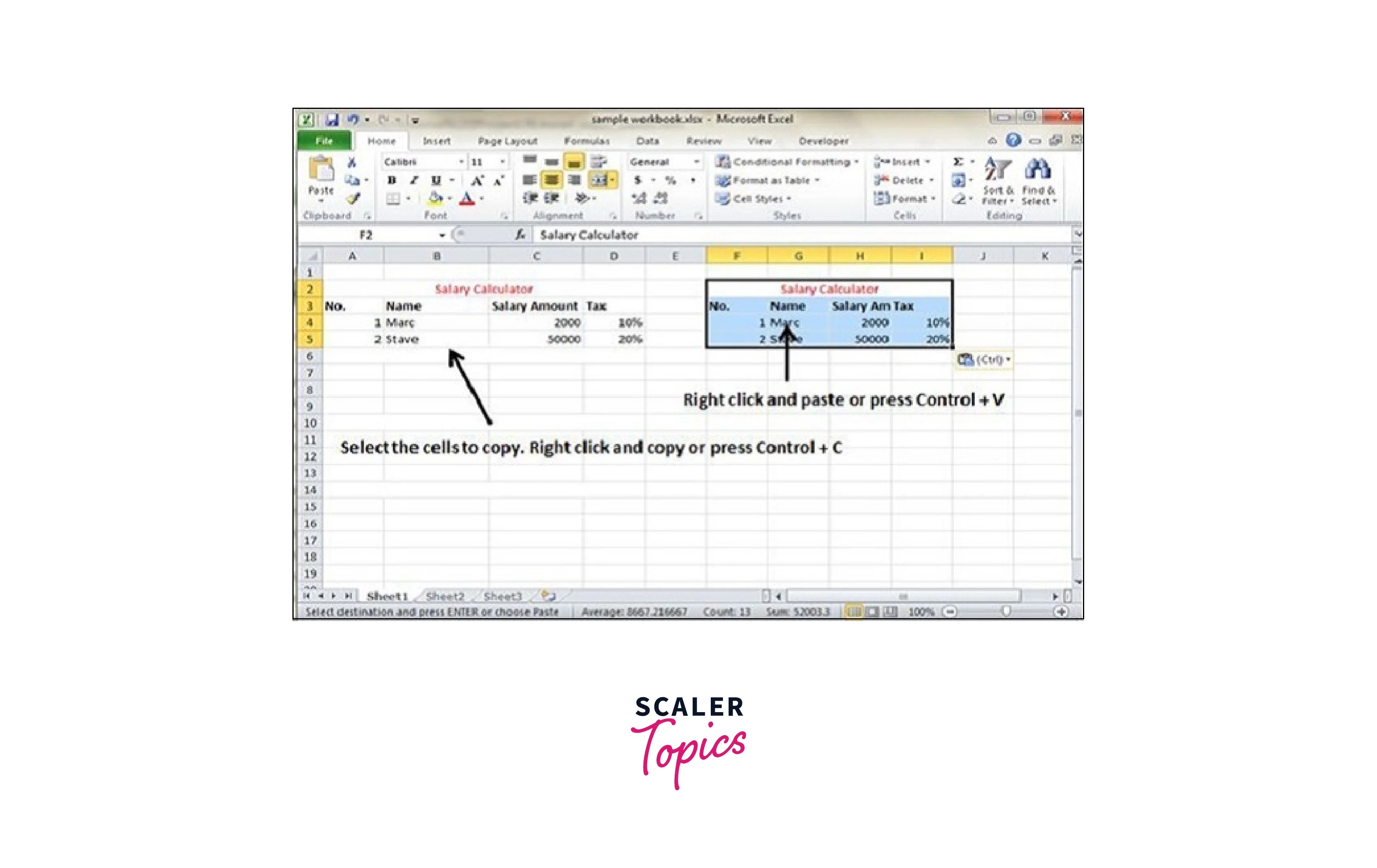 Move and Copy Cells in Excel - Scaler Topics (3) Move and Copy Cells in Excel - Scaler Topics (3)