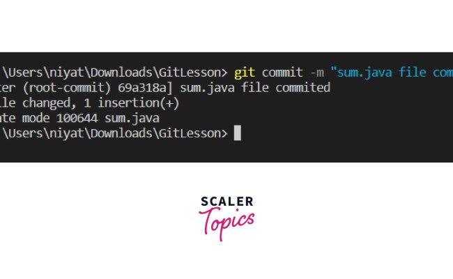 Git Basic Commands - Scaler Topics