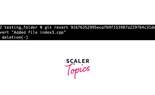 Difference Between Checking Out/revering/resetting - Scaler Topics