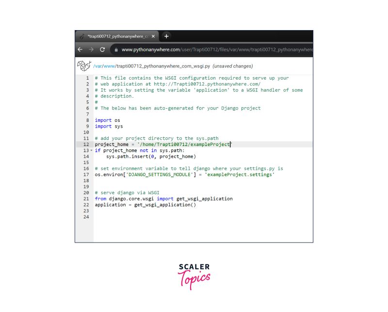 How To Deploy Django Project On Pythonanywhere Scaler Topics - Classic Mobile Vintage Patterns | Free Download