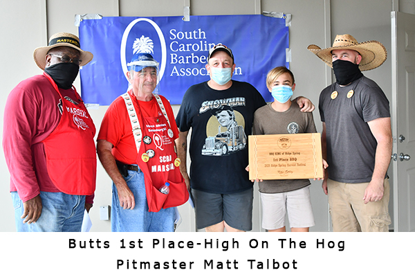 butts- 1st place