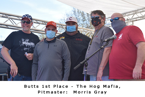 butts 1st place
