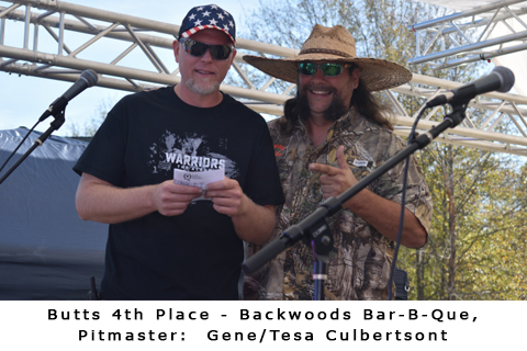 butts 4th place