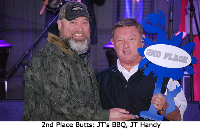 butts 2nd place