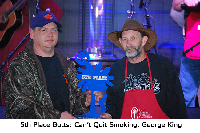 butts 5th place