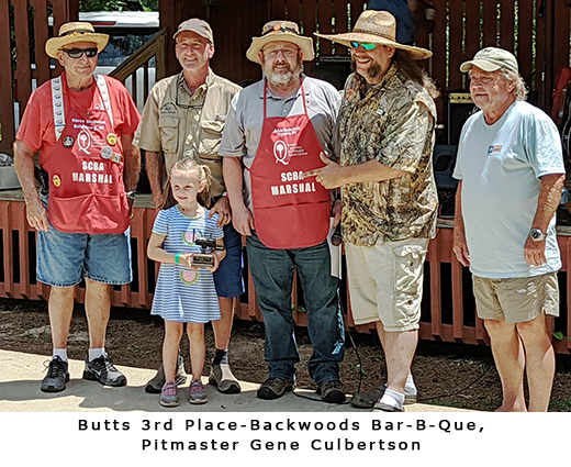 butts 3rd place