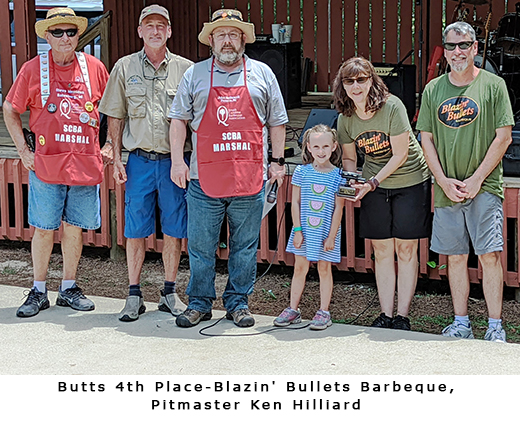 butts 4th place