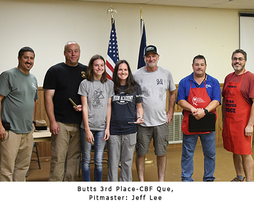 Butts 3rd place