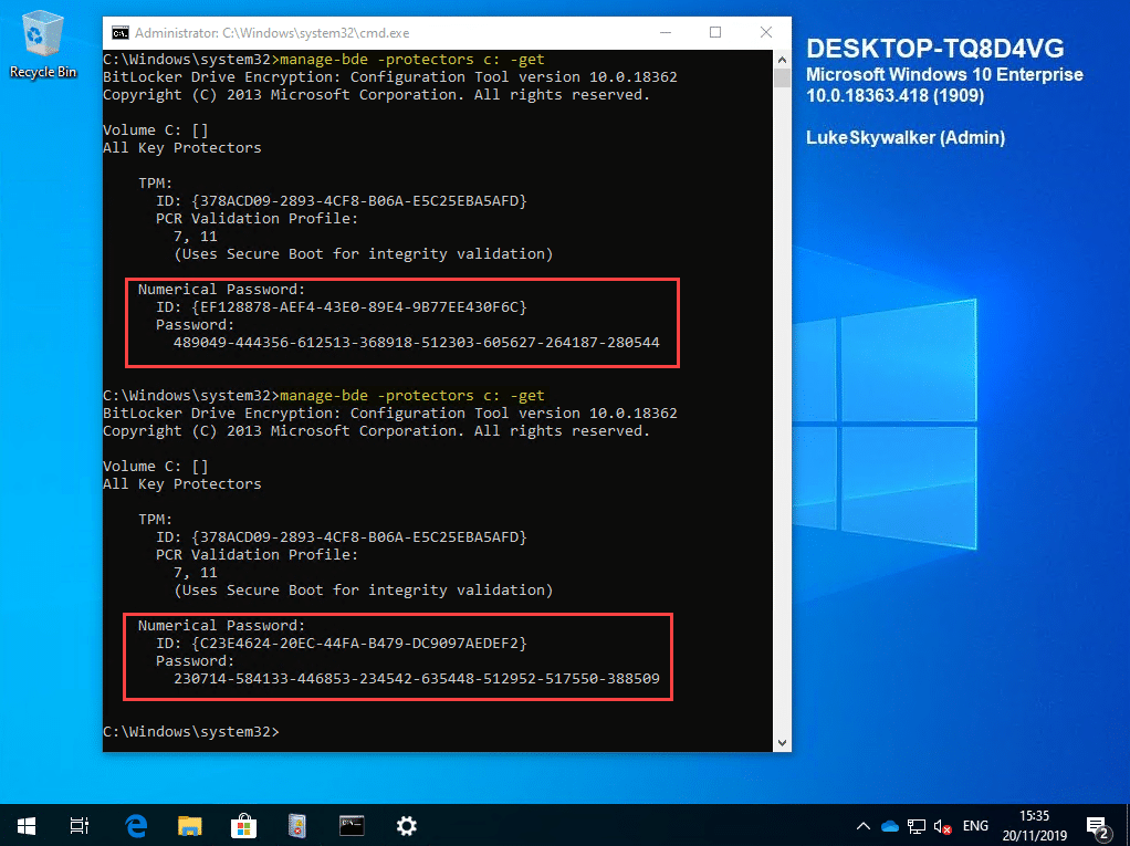 Enable BitLocker Key Rotation for Intune managed devices | | System ...
