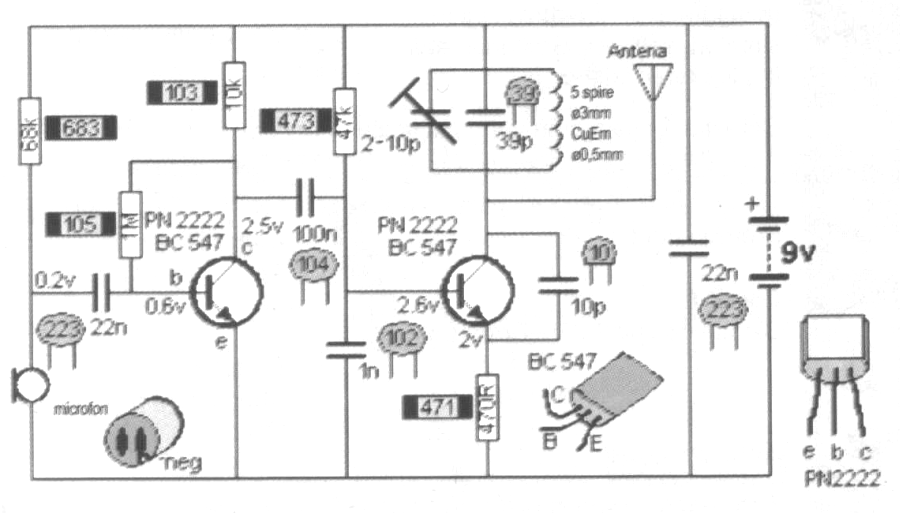 mini-emitator-fm-schema-electronica – Scheme electrice și electronice