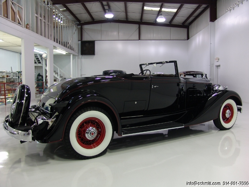 1934 PACKARD SERIES 1101 EIGHT COUPE ROADSTER – Daniel Schmitt