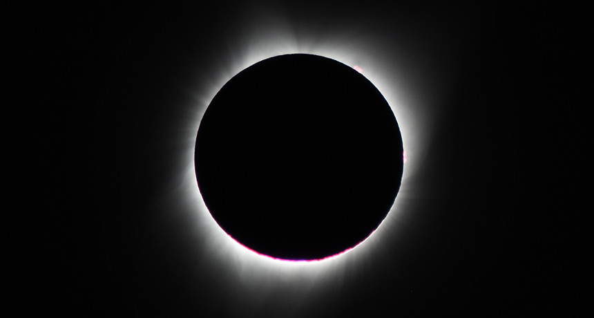 2017 eclipse, as seen in Oregon