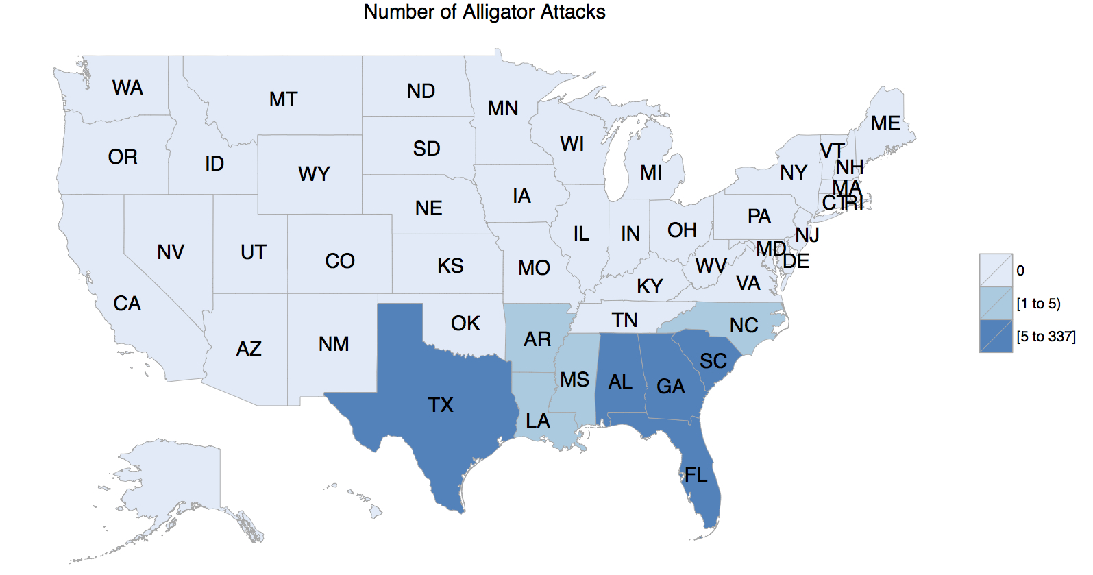 Florida Alligator Map Alligator Attacks 