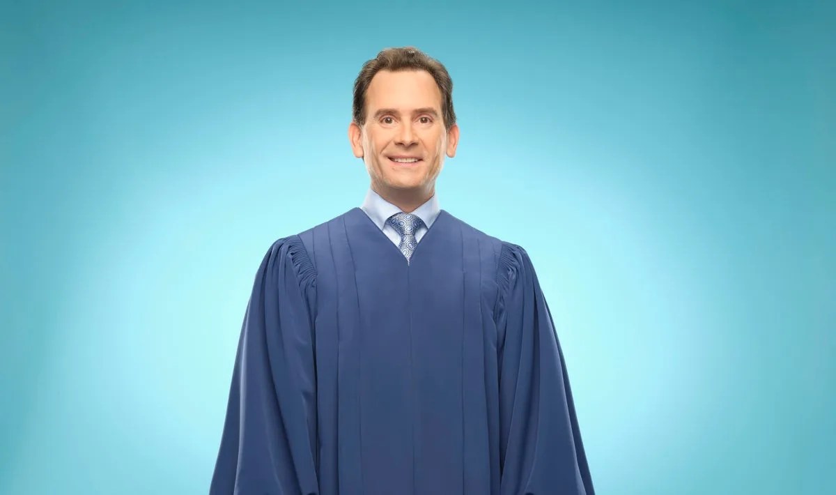 Adam Levy has served as judge on 'Tribunal Justice,' an arbitration-based reality series created by his mother (Michael Becker/Prime Video)