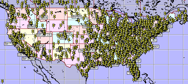 DTV Spots Map Spotspins 