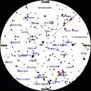 Viewfinder for ISS Pass for Auburn Alabama