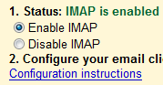 Gmail IMAP Support