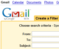 Google Gmail Filters