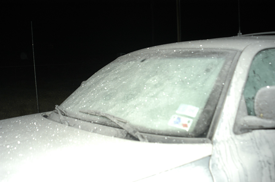 Frozen car in Colorado in September Frozen car in Colorado in September