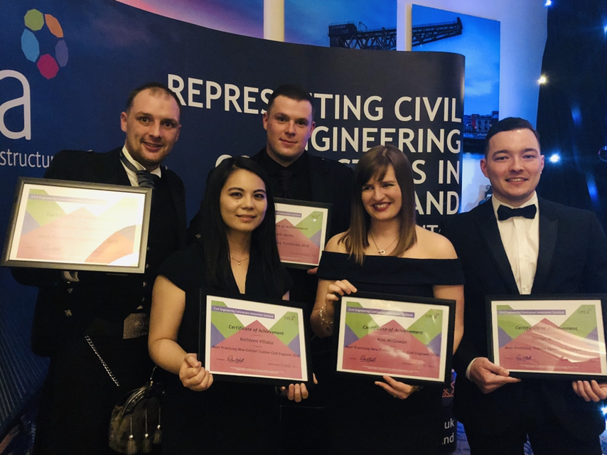 Scotland S Most Promising Civil Engineers Celebrated At Ceca