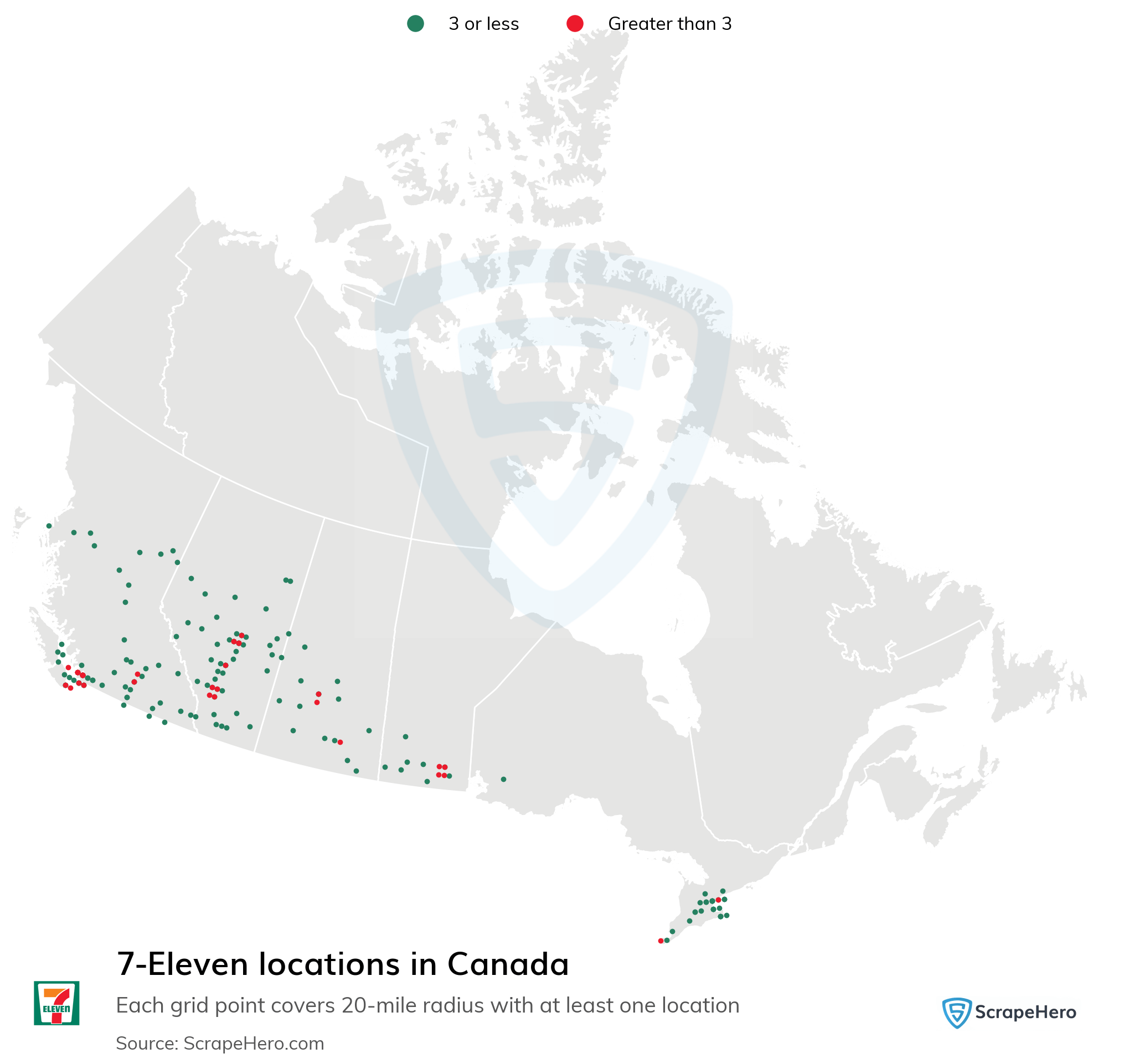 Number Of 7 Eleven Locations In Canada In 2026 ScrapeHero 7 Eleven Canada 