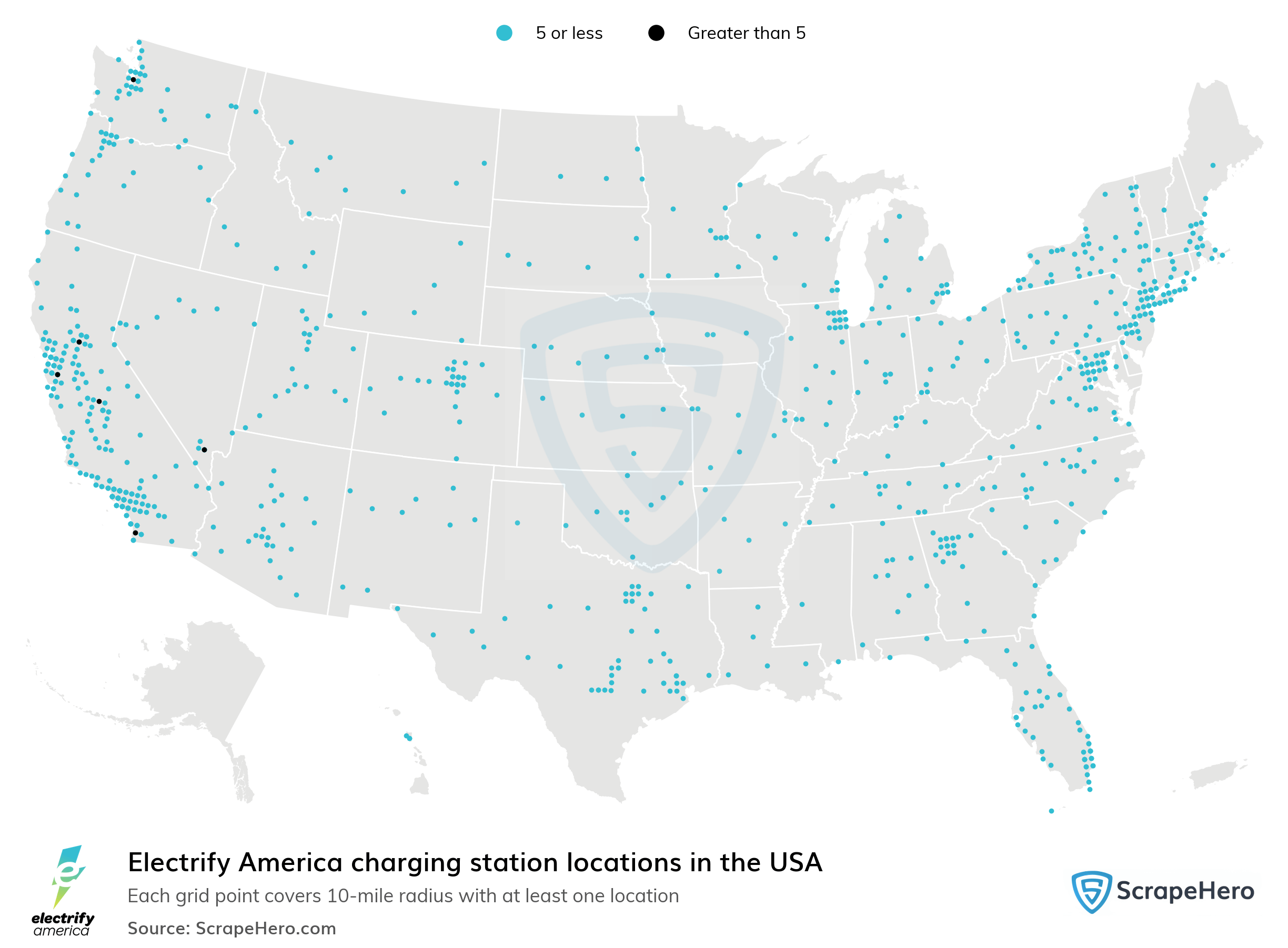 Electrify America 350Kw Locations ZRYT Electrify America USA 
