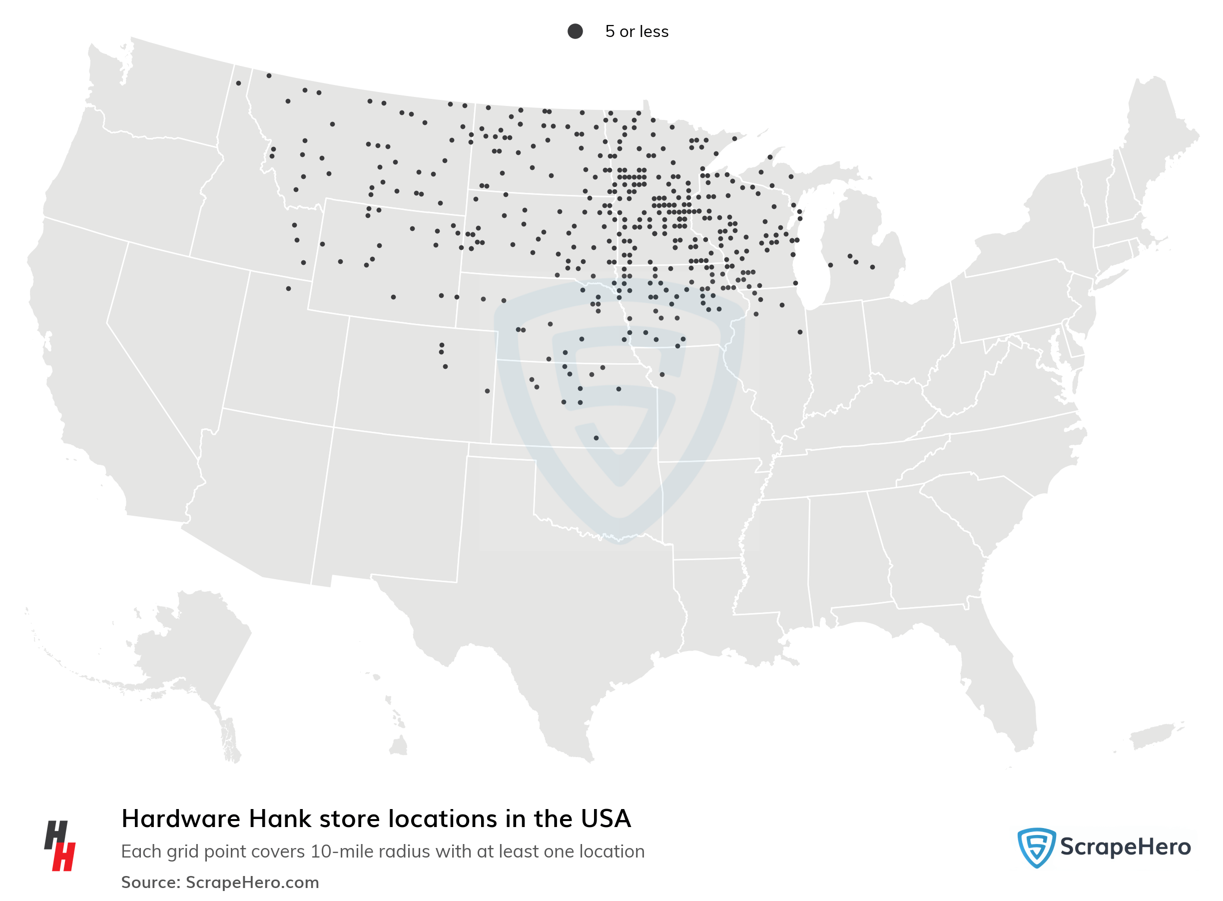 10 Largest Hardware Stores In The United States In 2026 ScrapeHero Hardware Hank USA 