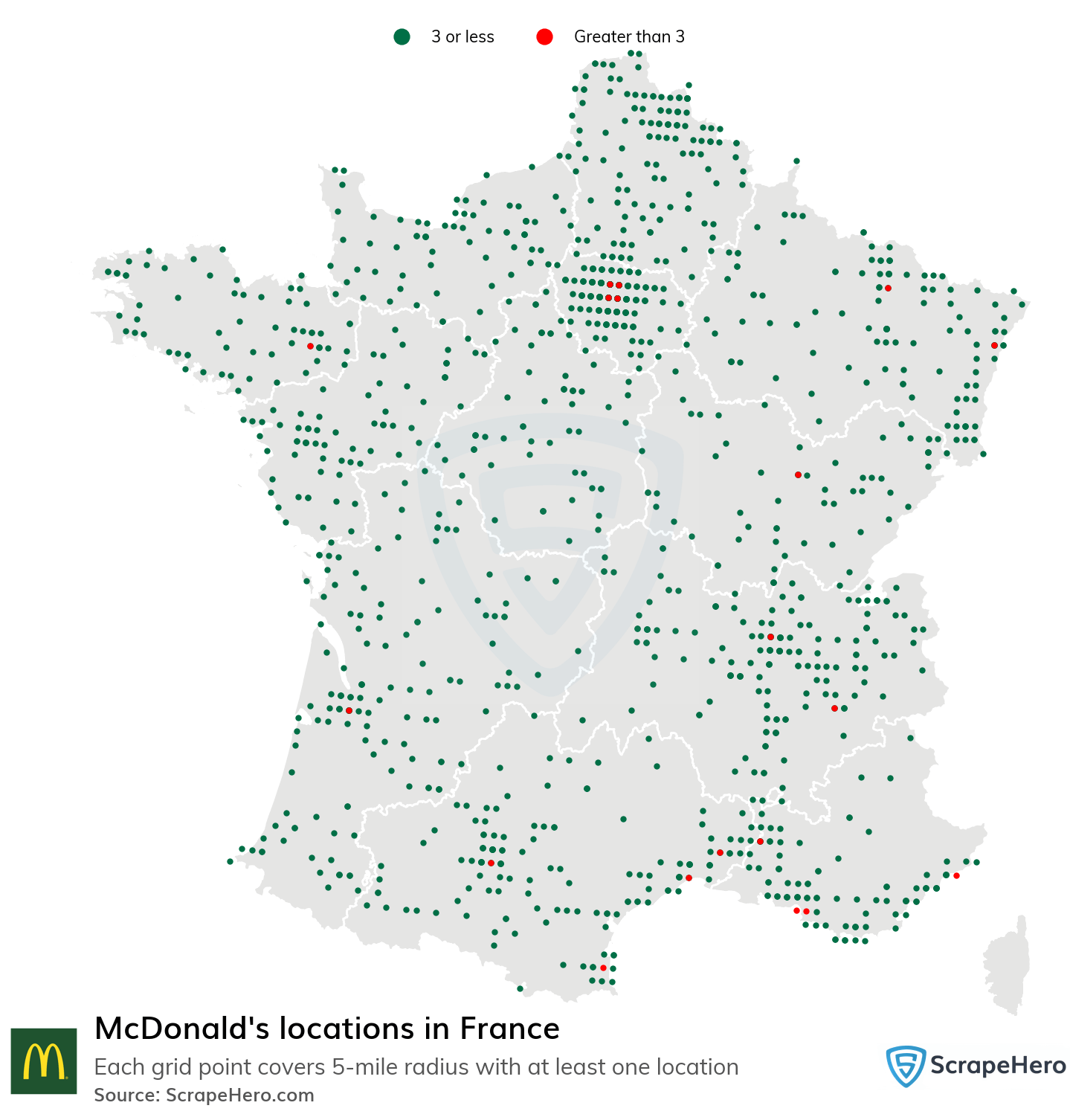 Number Of McDonald S Locations In France In 2026 ScrapeHero McDonalds France 