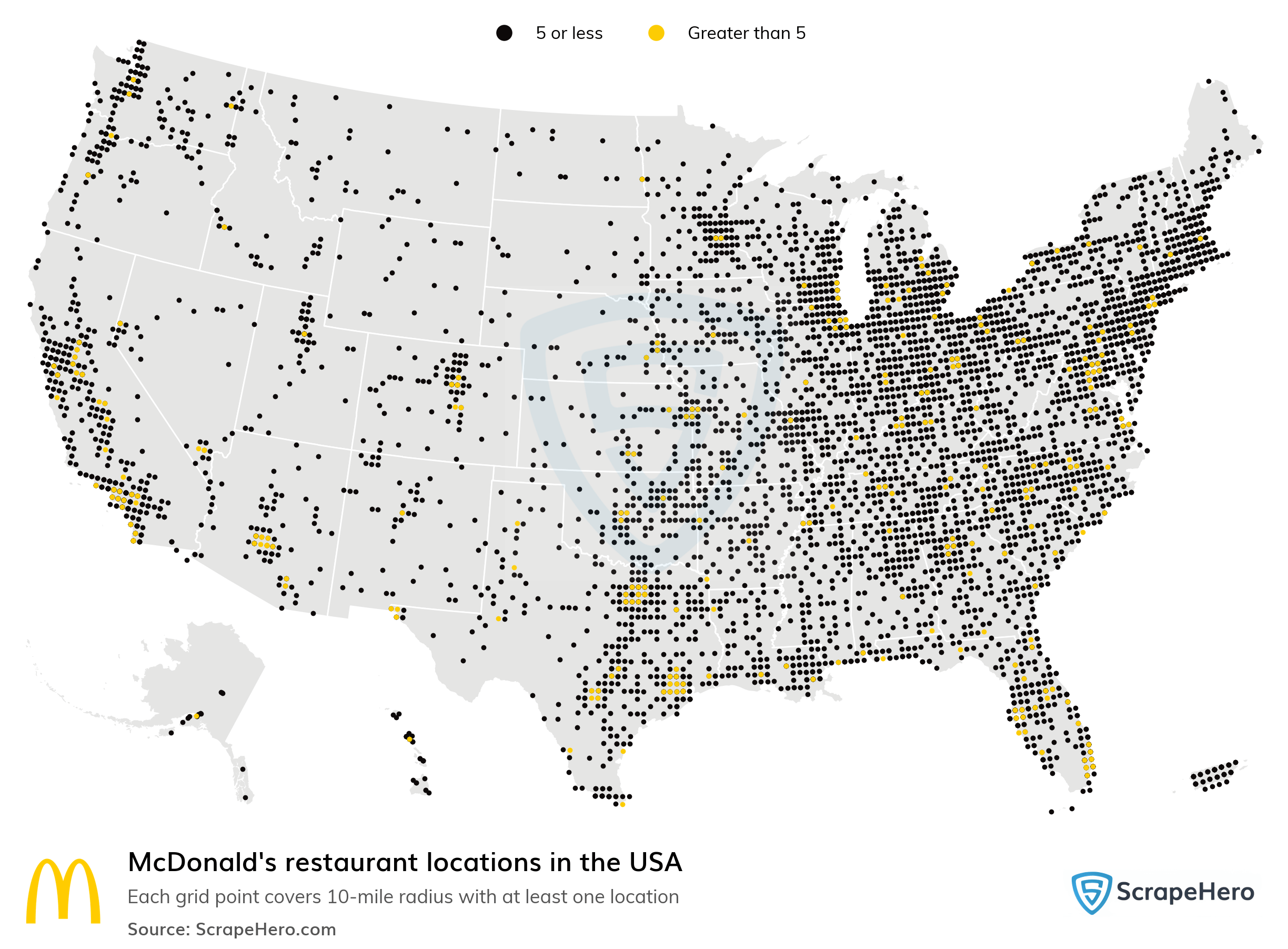 Number Of McDonald S Locations In The USA In 2026 ScrapeHero McDonalds USA 