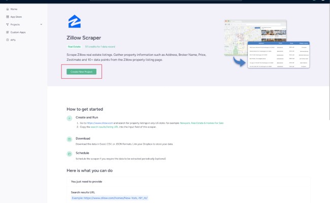 Web Scraping Zillow Data: Code And No Code Approaches