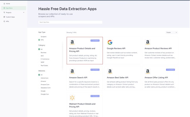 Scrape Amazon Product Data: Code And No Code Approaches