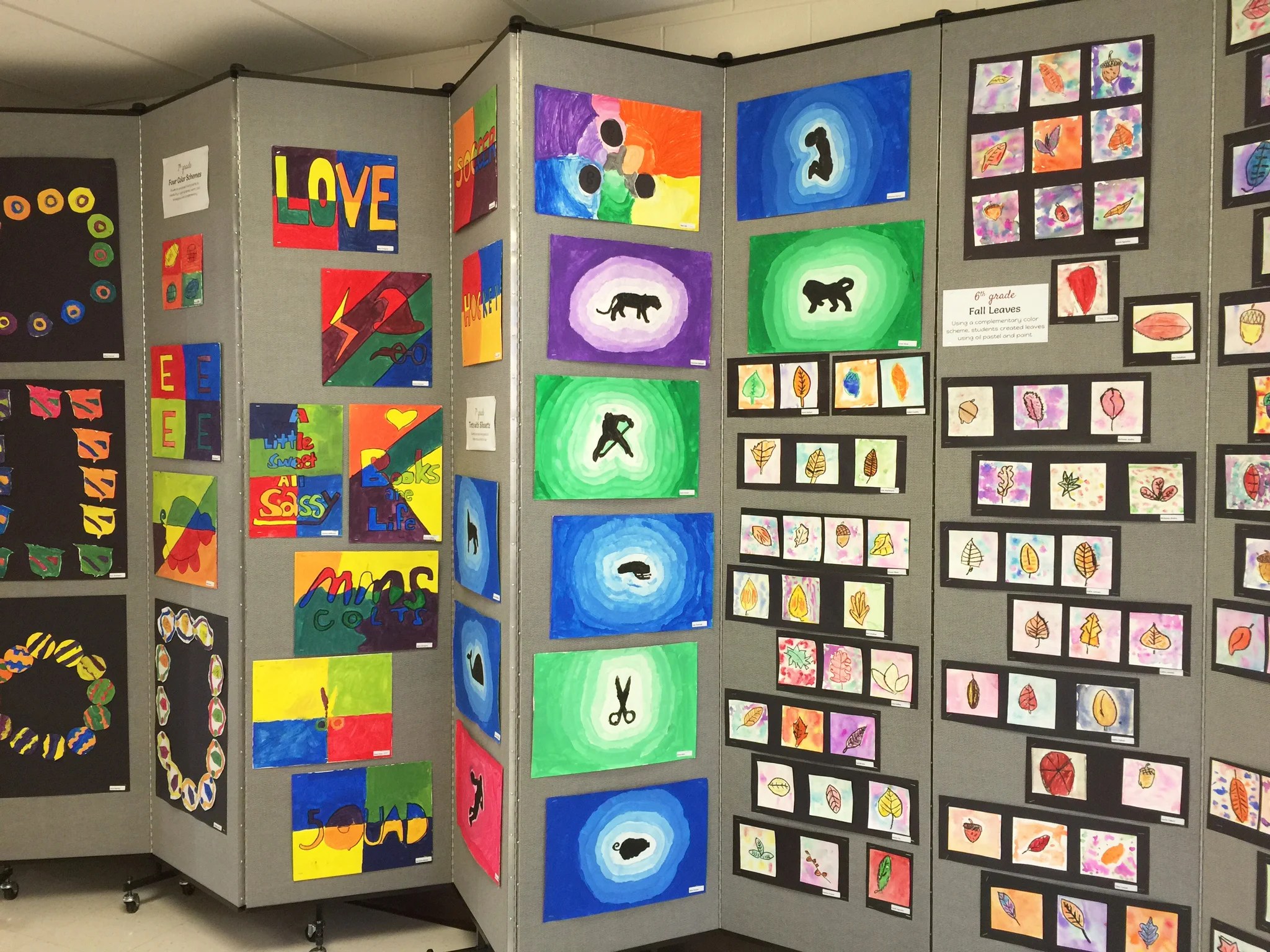 Portable art show display panels
