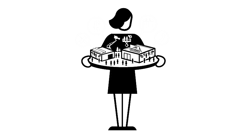 Job Description Studio Manager - Premium Abstract Pattern - Full HD