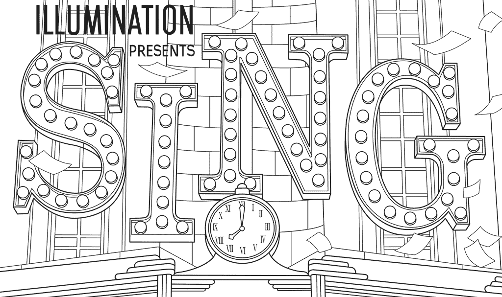 Top 30 Sing Movie Coloring Pages