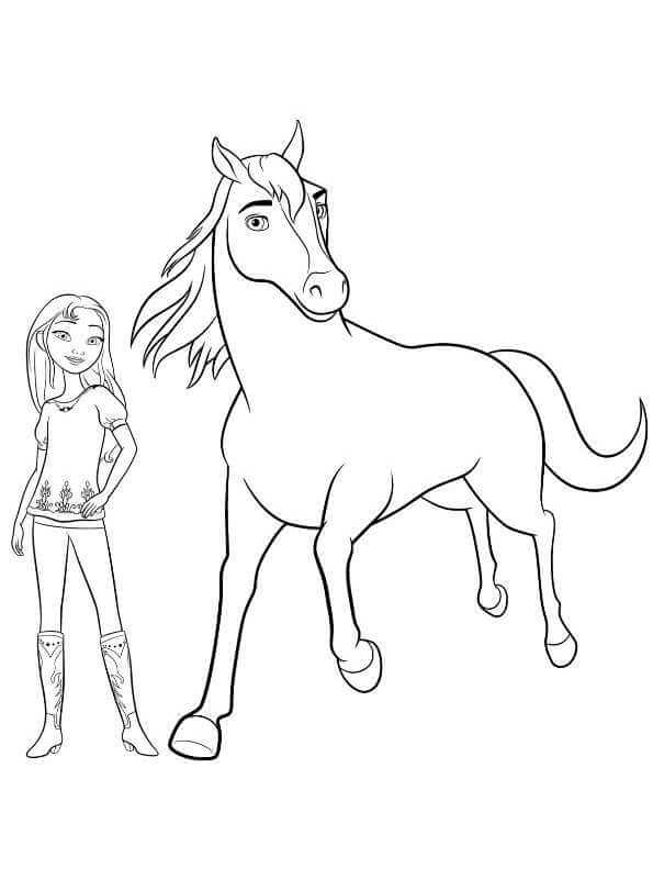 15 printable spirit riding free coloring pages
