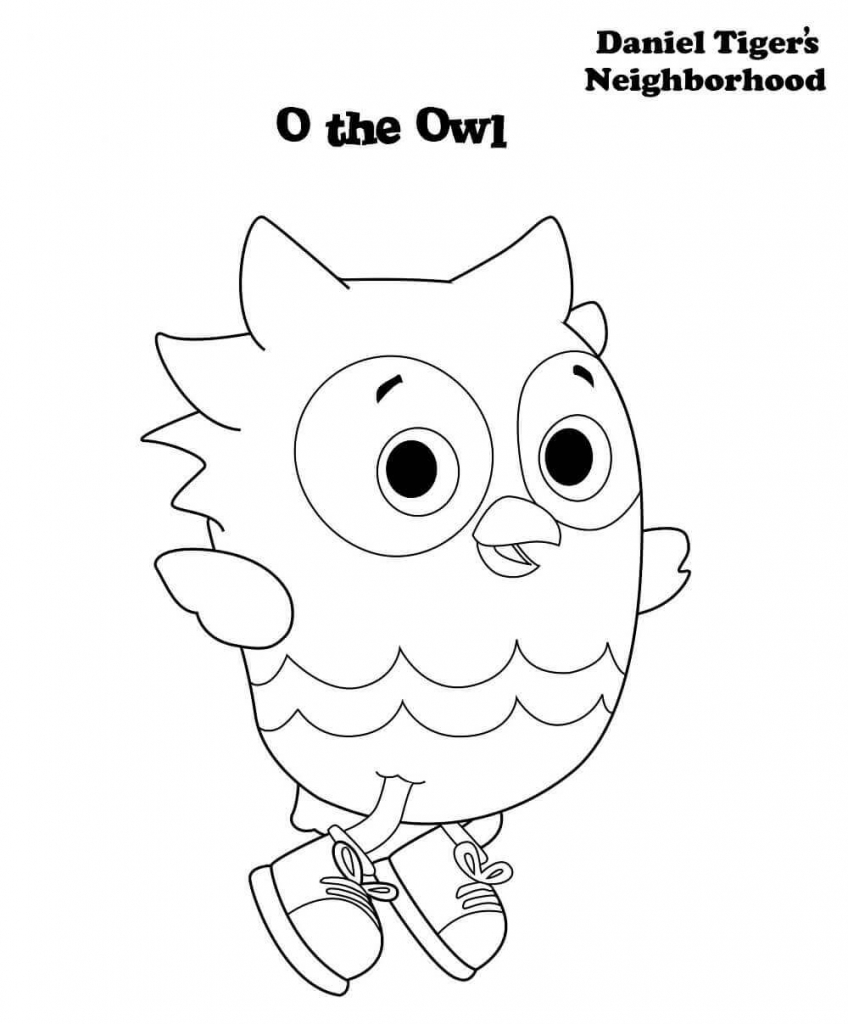 12 free printable daniel tigers neighborhood coloring pages