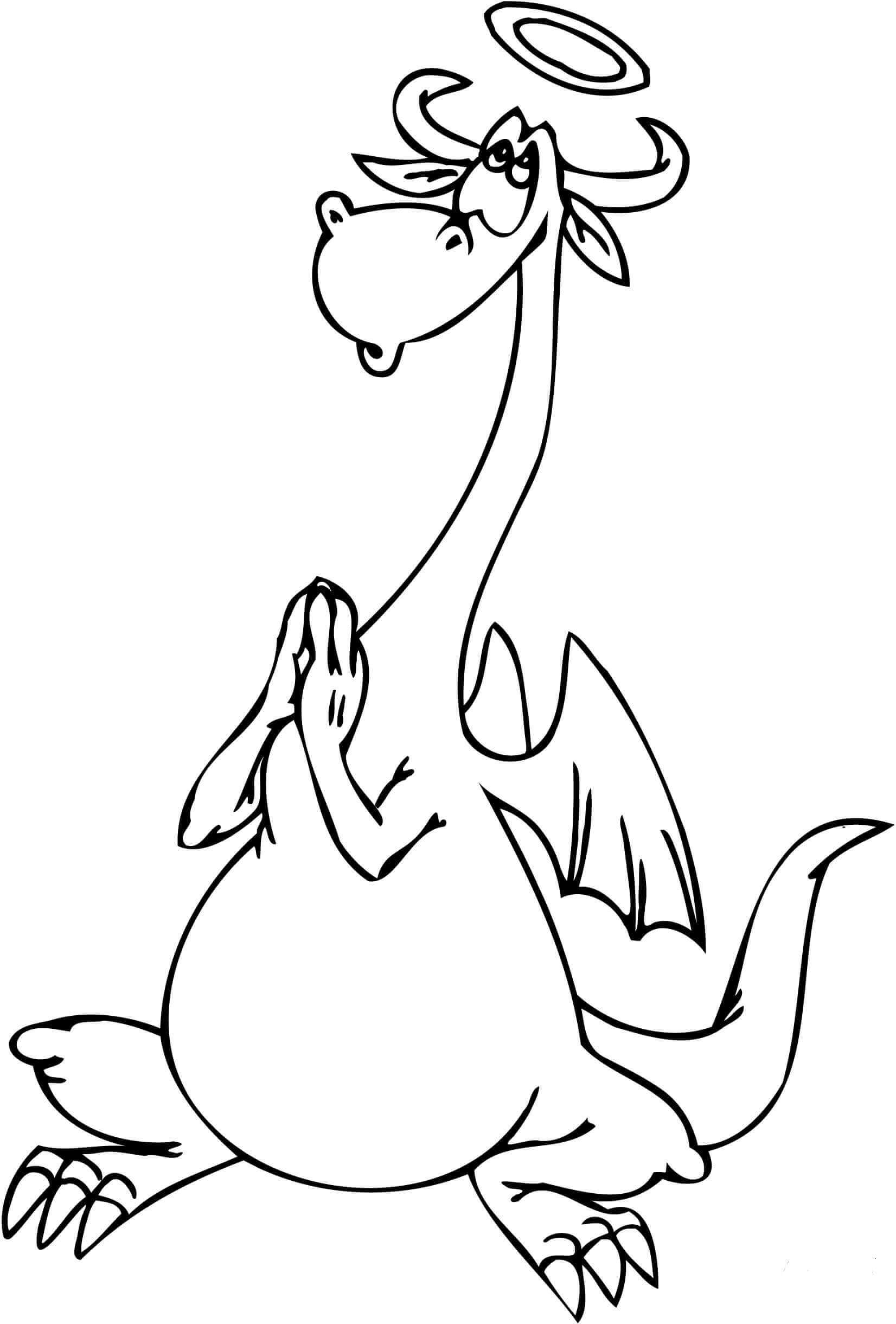 35 free printable dragon coloring pages