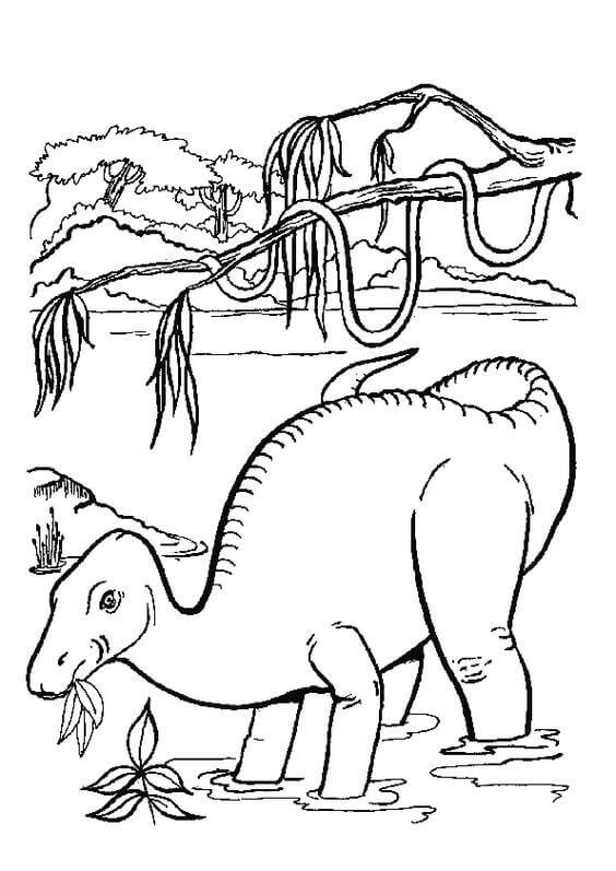 35 free printable dinosaur coloring pages