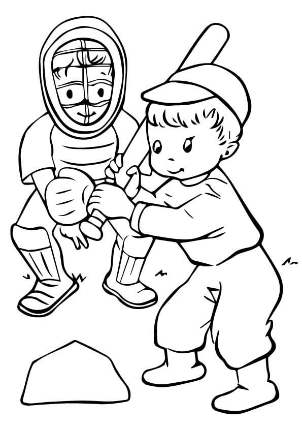 30 free printable baseball coloring pages