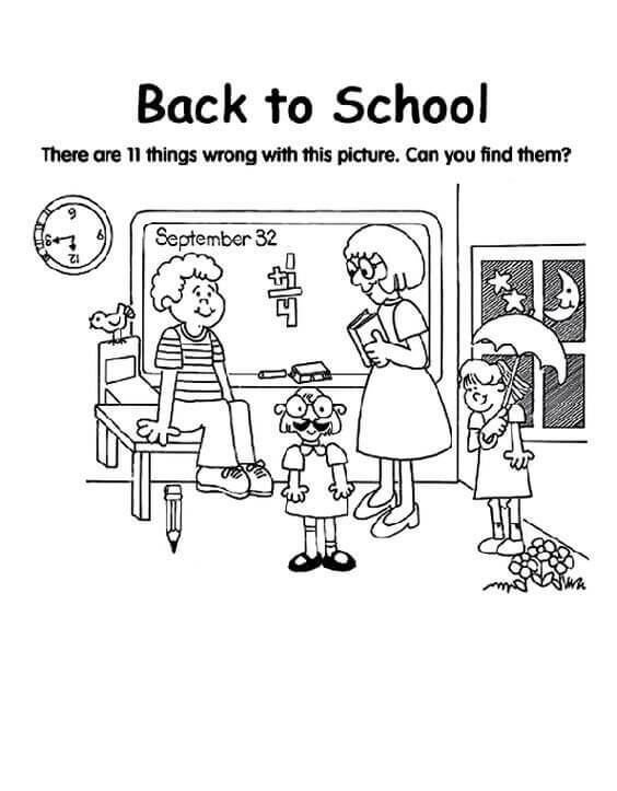 There are tons of great resources for free printable color pages online. 35 Free Printable Back To School Coloring Pages