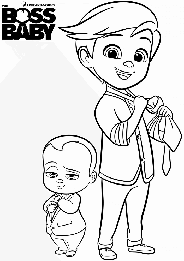 Children would love to complete them. 15 Free Printable The Boss Baby Coloring Pages