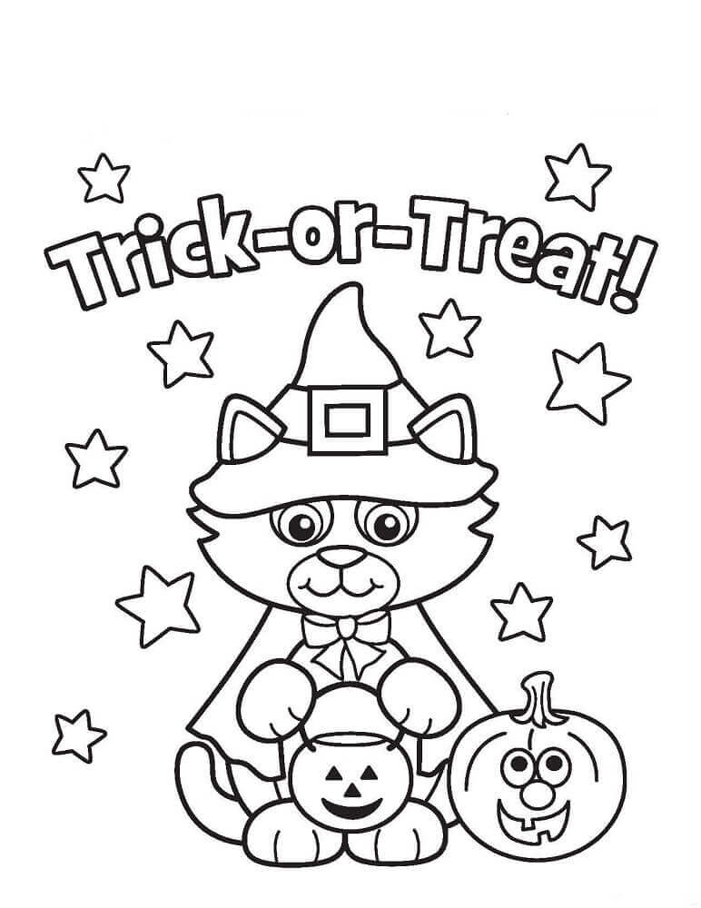 Make sure to check out our entire collection of free halloween coloring pages! 30 Cute Halloween Coloring Pages For Kids