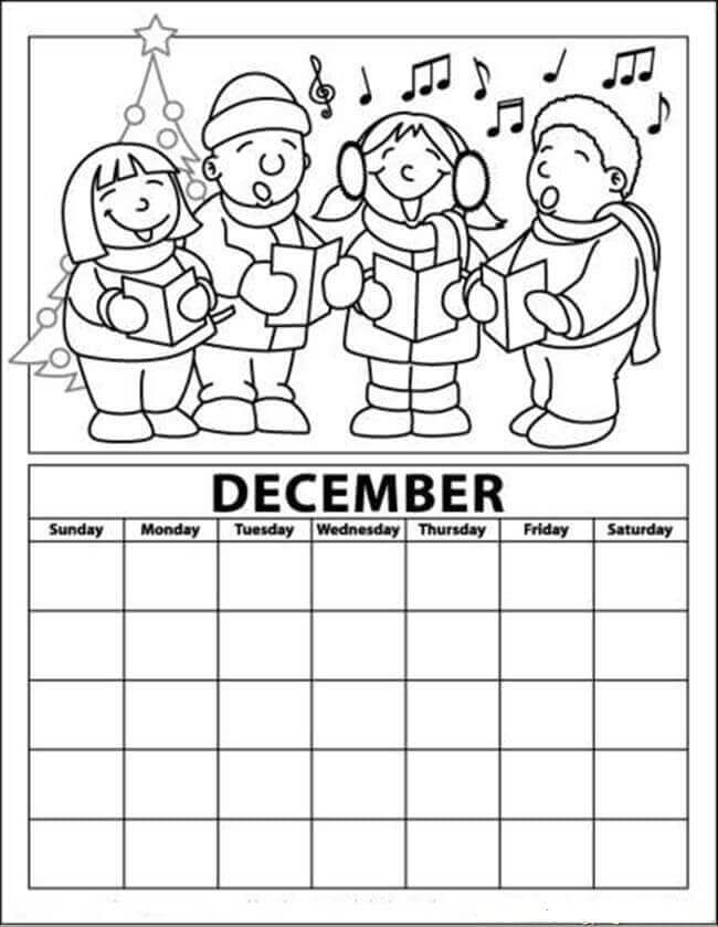 20 free christmas advent coloring pages to print