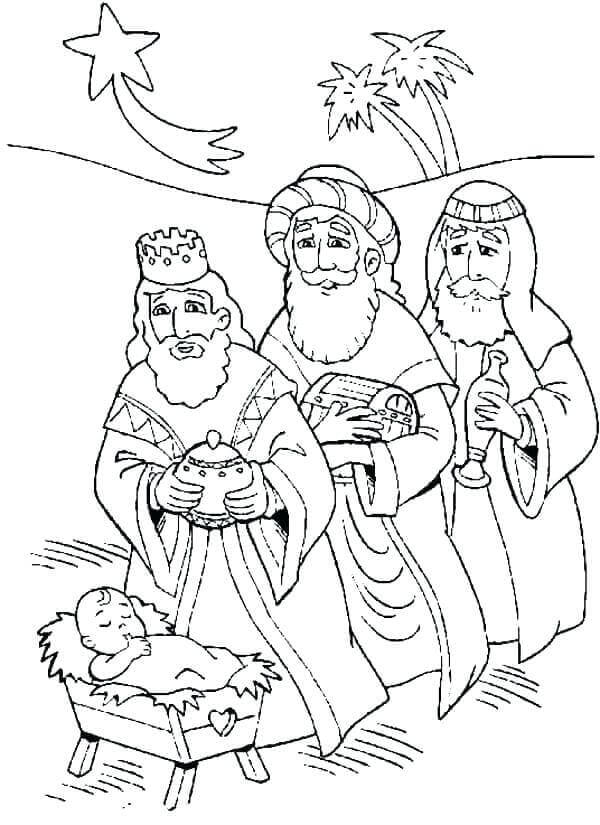 Printable advent coloring pages