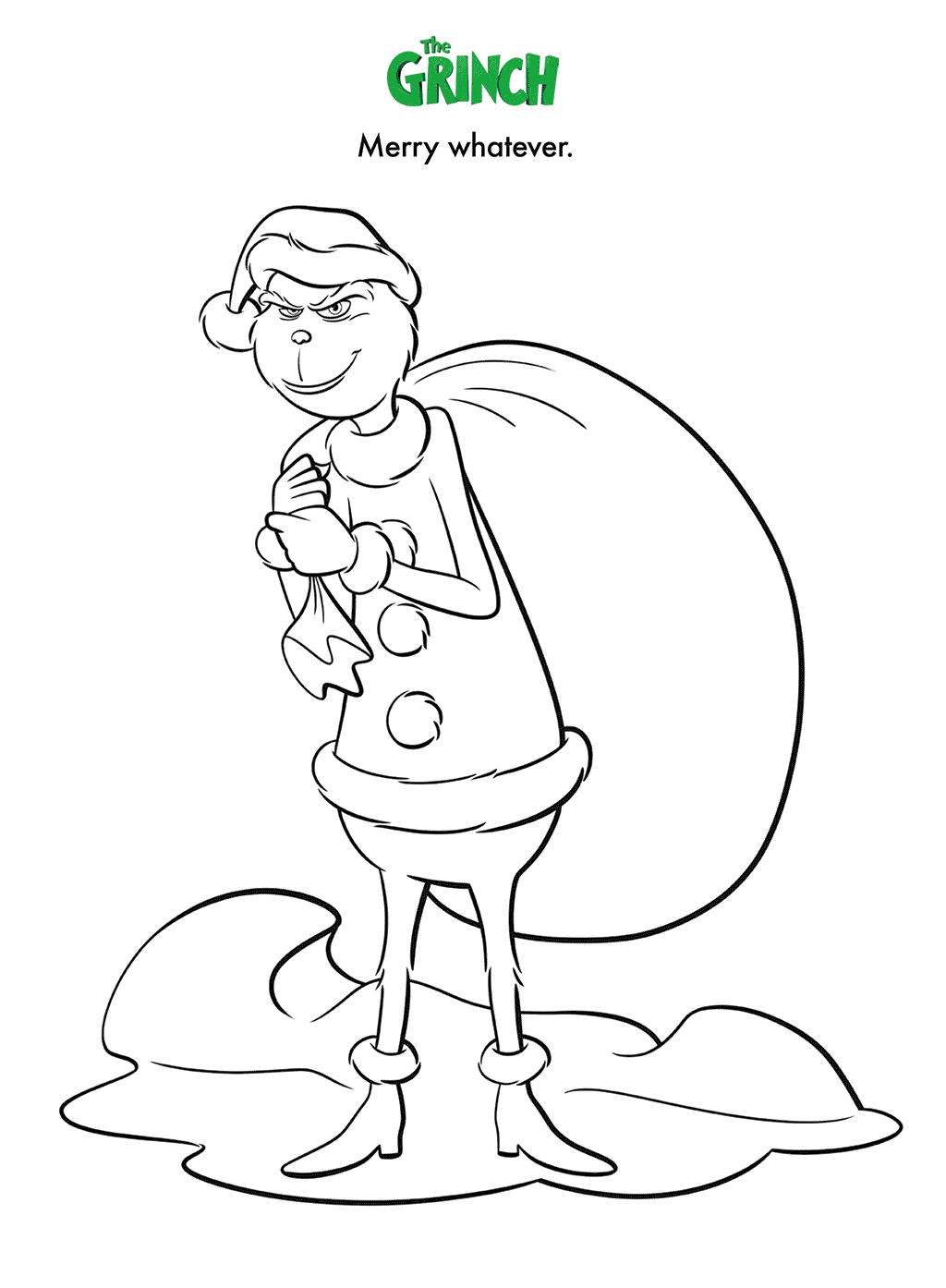 25 how the grinch stole christmas coloring pages printable
