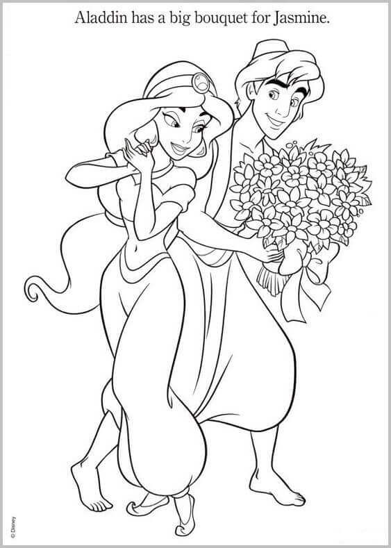 30 free printable aladdin coloring pages