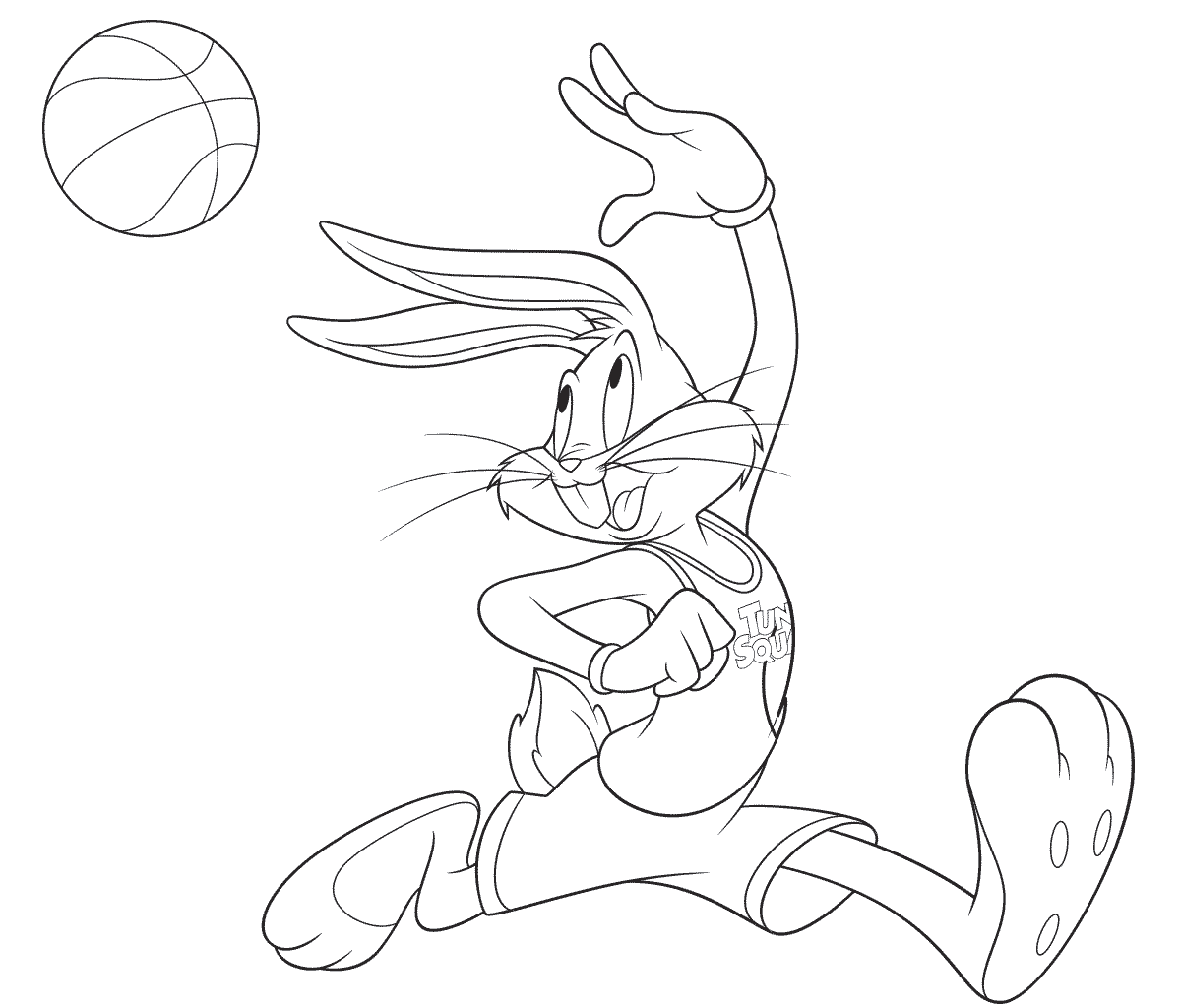 free printable space jam a new legacy coloring pages