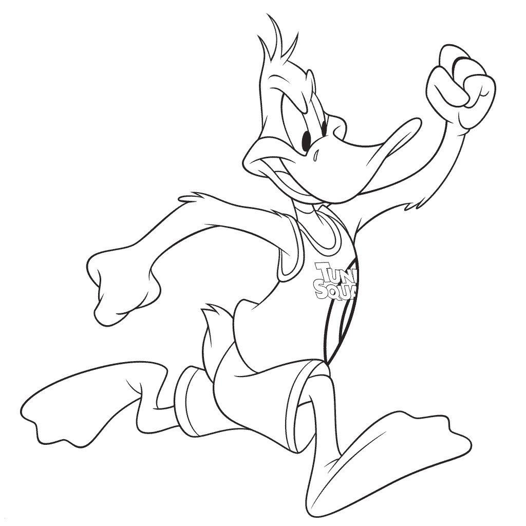 free printable space jam a new legacy coloring pages