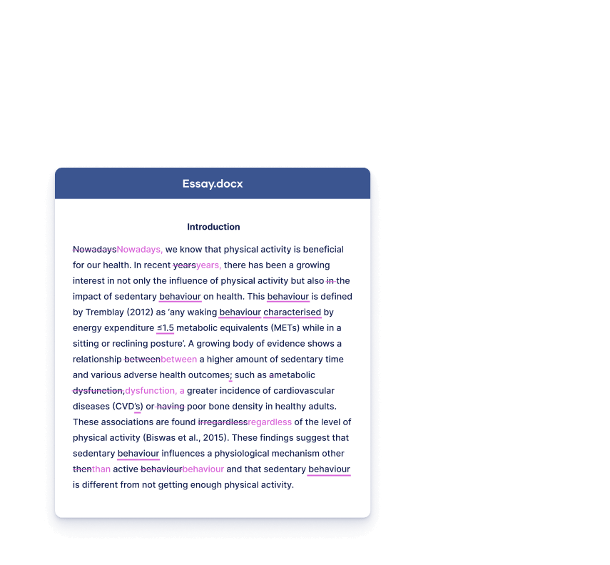 Scribbr's college essay editing & coaching