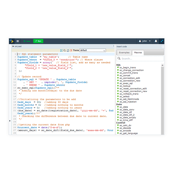 Programing Features Scriptcase - City Design Collection - Mobile Quality
